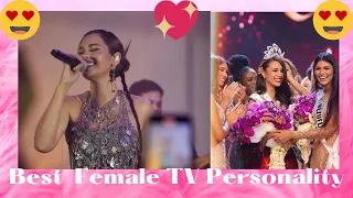 Congrats! Catriona Gray Best New Female TV Personality