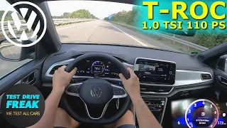 2023 Volkswagen T-ROC 1.0 TSI Cabrio Convertible 110 PS TOP SPEED AUTOBAHN DRIVE POV