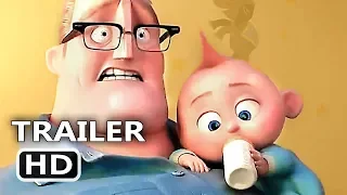 INCREDIBLES 2 Official Trailer (2018) Animation, Superhero Team Movie HD