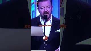 Ricky Gervais roast's Eddie Redmayne 😂 #shorts