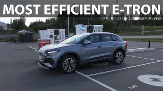 Audi Q4 e-tron range test