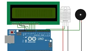 DHT22 sensor with Arduino uno in wokwi website.