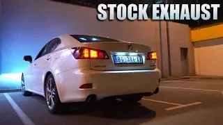 Lexus IS250 - Stock Exhaust Sound