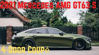 The Mercedes AMG GT63 S 4-Door Coupé 2021 IN 4K