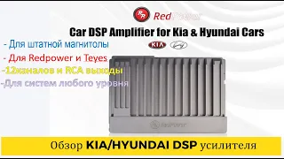 Усилитель с DSP для KIA Hyundai. Знакомимся