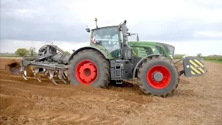 THIS Is A 366HP German FENDT 936 Tractor At WORK...Ripping Up Ground For Carrots 2019!