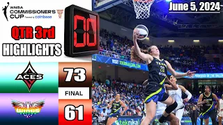 Las Vegas Aces vs Dallas Wings [Game Highlights] (6/5/24) | Women's Basketball | 2024 WNBA