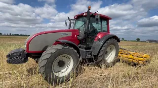 #499- Po żniwach! Siew poplonów i talerzowanie! Testujemy nawigację! Valtra T140 w akcji!