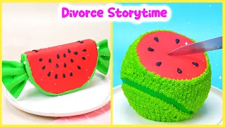 Fondant Cake Storytime 🍉 I'm Going To Divorce My Husband Of 10 Years🌻Fondant Fruit Cake You Must Try