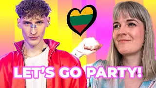 CONTAGIOUS! FIRST REACTION to LITHUANIA 🇱🇹 Eurovision 2024 | SiIvester Belt - "Luktelk"