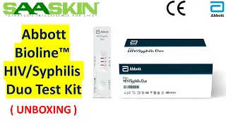 Abbott Bioline™ HIV/Syphilis Duo Test Kit | UNBOXING | 06FK35 | SAME DAY TEST