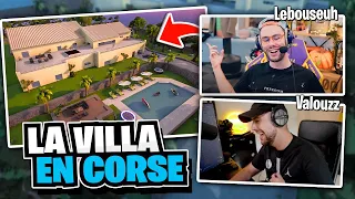 Visite de la Villa des Croûtons en Corse avec Lebouseuh sur Fortnite Créatif !