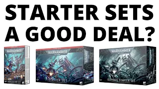 Warhammer 40K 10th Edition Starter Sets: A Good Deal and Which to Get? Review and Prices