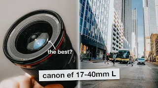 the MOST UNDERRATED lens of all time | Canon EF 17-40mm f/4