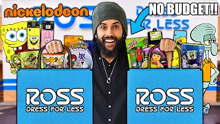 I Bought EVERY NICKELODEON PRODUCT AT ROSS DISCOUNT STORES!! SPONGEBOB SQUAREPANTS HAUL! *NO BUDGET*