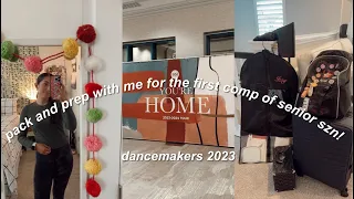 pack and prep with me for the first dance competition of the season! (dancemakers 2023)