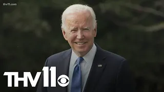 President Biden discusses spending plans with Democrats