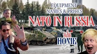 #NATO Wreckage - #Moscow: Names and Prices of these Vehicles! American Family #ParkPobedy
