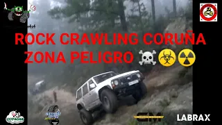 ROCK CRAWLING CORUÑA EN ZONA PELIGROSA, DANGER ☠️☢️☣️ OFF ROAD, NISSAN 🆚 TOYOTA 🆚 JEEP 🆚 LAND ROV