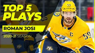 Top 5 Roman Josi Plays from the 2021 NHL Season