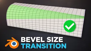 Bevel Size Transition in Blender - Modeling Tip