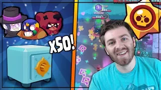 OPENING x50 NEW BRAWL BOXES! | Brawl Stars | BEST BRAWLERS! (Brawl Stars Ep.1)