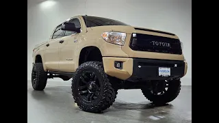 Lifted 2017 Toyota Tundra with Fox Shocks 37'' Tires on Fuel 20'' Wheels | D'Angelo Auto Portland OR
