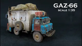 GAZ 66 Light Truck scale 1:35 für mein Endzeit Diorama / for my end time diorama