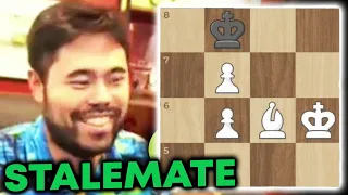 Hikaru Finds Incredible Stalemate