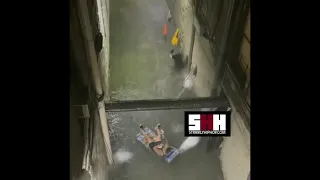 Massive flooding in the NYC subway and rail and roads.