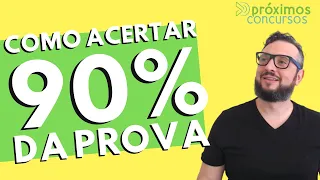 🚀 Como acertar 90% em MATEMÁTICA para CONCURSOS PÚBLICOS: dica de estudo de matemática para concurso