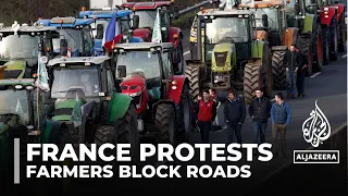 French farmers block major motorways around Paris as dispute escalates
