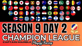 Season 9 Day 2 Champions League Playoff Elimination | Captain Marble Racing