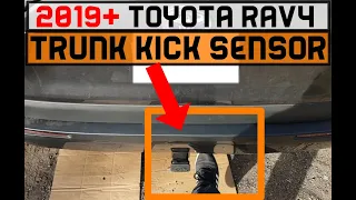 2019 To 2022 Toyota RAV4 - Installing Tailgate/Trunk Foot/Kick Sensor (How-To/DIY)