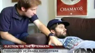 Obama Win Causes Obsessed Backers To See How Empty Lives Are