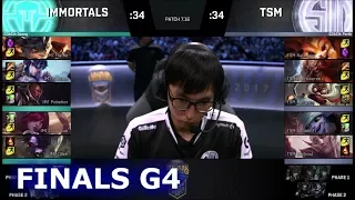 TSM vs Immortals | Game 4 Grand Finals S7 NA LCS Summer 2017 Play-Offs Boston | TSM vs IMT G4