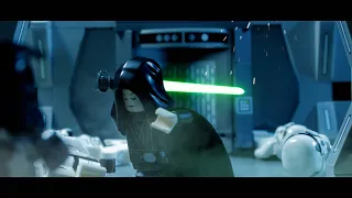 Luke Skywalker Hallway Scene | Lego Star Wars Stop Motion