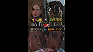 M3GAN & Cujo Vs Stu & Billy #battle #edit #cujo #cujoedit #m3gan #m3ganedit #billyandstu #slasher