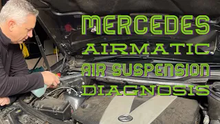 Diagnosing my Mercedes ML W164 AIRMATIC Air Suspension Problem - Air Spring Strut Valve Block