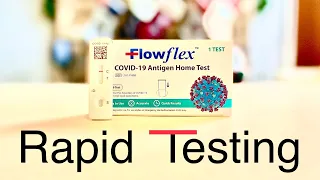 Unboxing FlowFlex Rapid Antigen Test