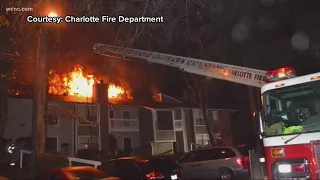 15 families displaced after accidental fire in Charlotte