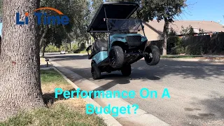 Budget Golf Cart Lithium? LiTime 48v 60ah Range and Performance Test