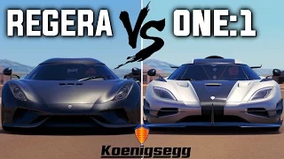 Koenigsegg REGERA vs One:1 | Forza Horizon 3