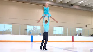 "Howl's Moving Castle", Jolena Grohne & Jared McPike's 2022-2023 Intermediate Pairs Free Skate