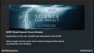 WCRP Climate Research Forum - Oceania - February 2021