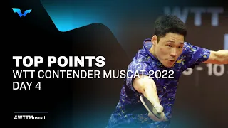 Top Points from Day 4 presented by Shuijingfang | WTT Contender Muscat 2022