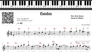 🎼 Exodus - 228 - Ernest Gold - Tutorial Partitura Fácil