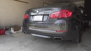 BMW 550i Stock exhaust | Startup & Rev