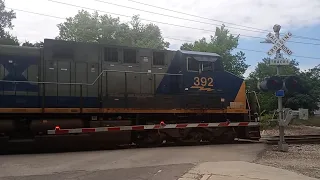 CSX Y102 Crosses The Tryon Street Railroad Crossing In Columbia SC