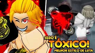 ESSE ESTILO DE LUTA É TÓXICO... CONSEGUI 3 ESTILOS LENDÁRIOS NO MELHOR JOGO DE BOXE DO ROBLOX!